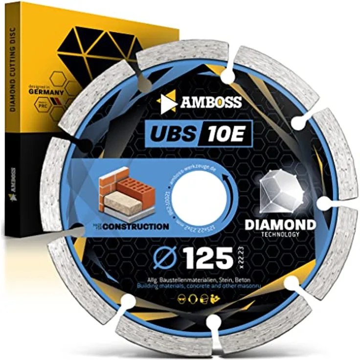 Amboss UBS 10E Diamant Trennscheibe 125 x 2 x 22.23