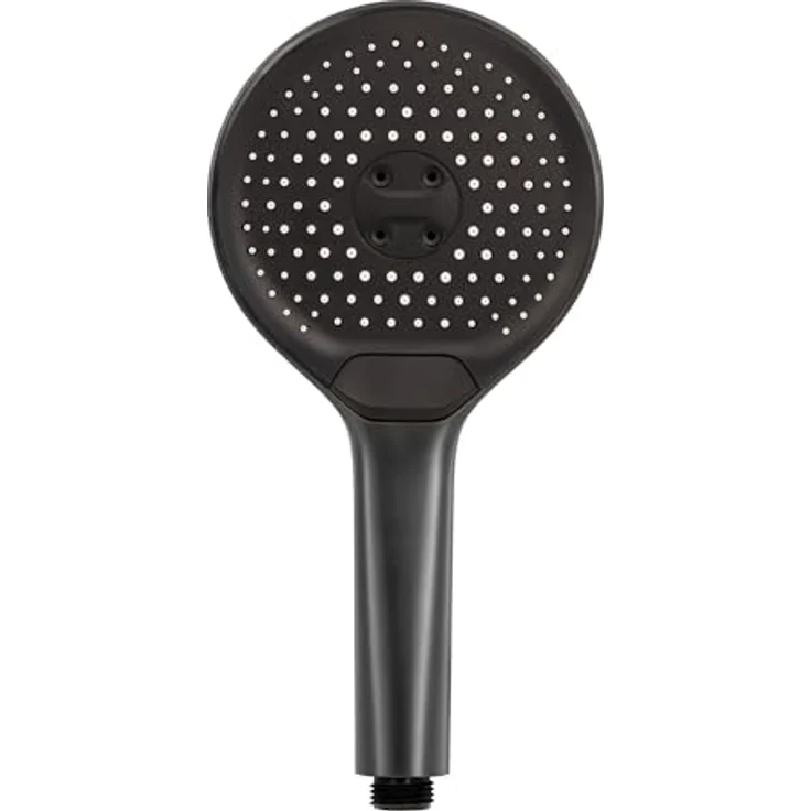 SCHÖNER WOHNEN-Kollektion Handbrause GLAIA, wassersparender Duschkopf rund in Chrom, 3 Strahlarten, Industrial Design – Bild 3