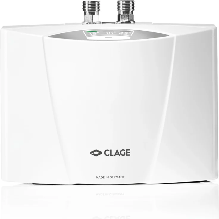 Clage MCX7 Kleindurchlauferhitzer, elektronisch geregelter 6,5 kW Warmwasserbereiter für druckfeste und drucklose Armaturen