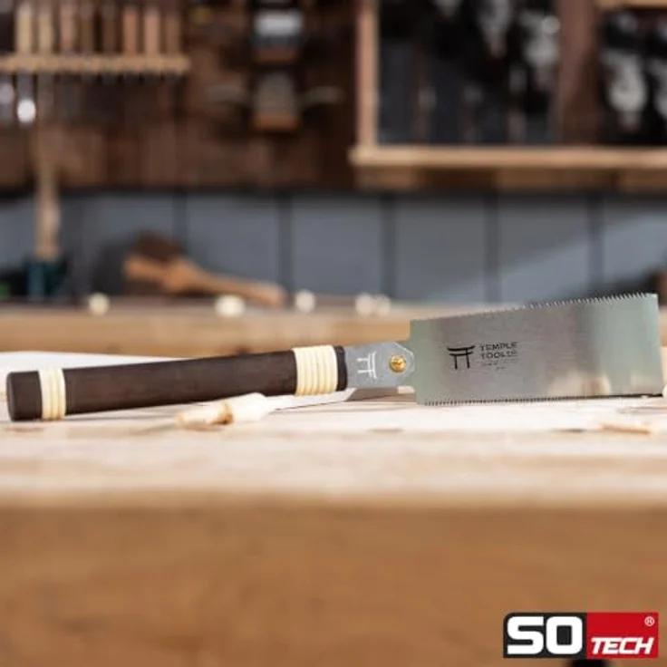 SO-TECH® Ryoba Doppelzugsäge R-180 mm, Ersatzsägeblatt aus SK85 Kohlenstoffstahl mit Längs- und Querschnittverzahnung – Bild 2