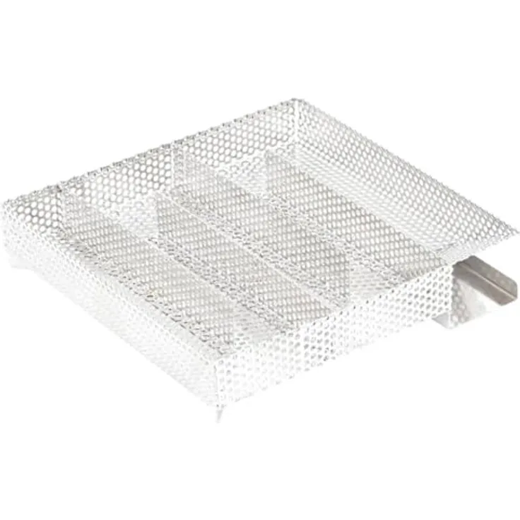 vidaXL Kaltrauchgenerator, 5-Kammer Edelstahl Kaltraucherzeuger mit Handgriffen, für Grills und Räucheröfen, 21 cm, korrosionsbeständig