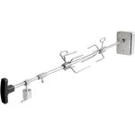 TAINO Drehspieß PLATINUM BLACK 2+1 3+1 Grillspieß 220-240V Motor Universalspieß - Rotisserie Spieß für Gasgrill BBQ Zubehör Set