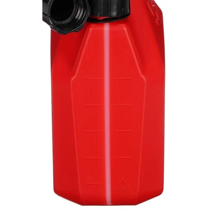 SIXTOL Kunststoffkanister MECHANIC FUEL CANISTER rot, 5L, chemikalienbeständig mit LDPE-Ausgießer und Sichtfenster – Bild 5