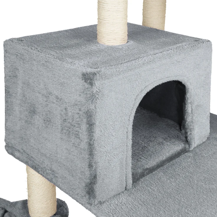 tectake Kratzbaum Lilou 165cm - grau – Bild 8