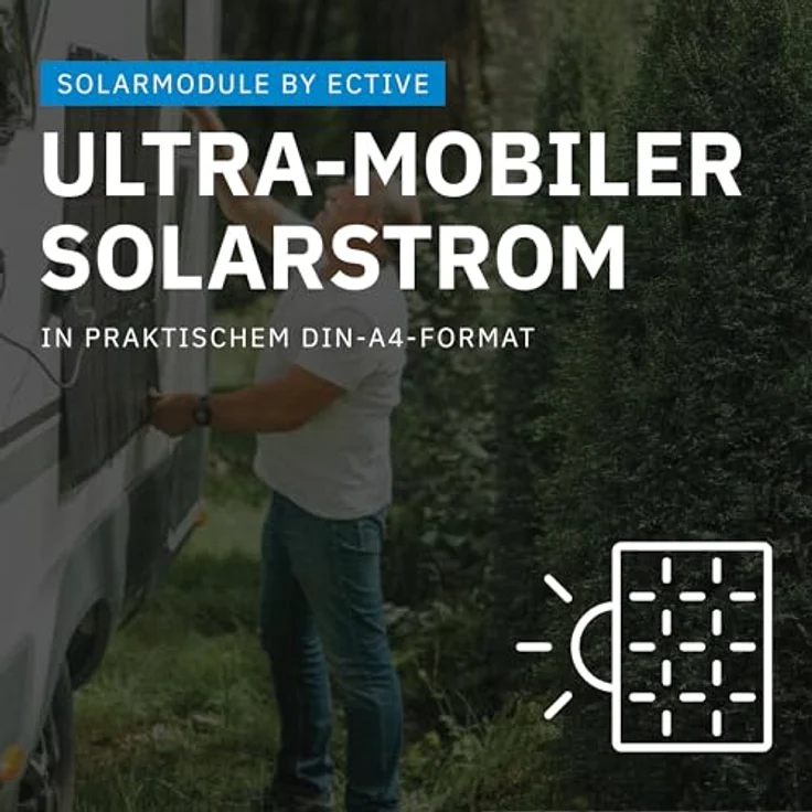 ECTIVE MSP 216 SunGrid, Faltbares Solarpanel 216W mit USB-A & USB-C Anschlüssen, Tragbare Solartasche für Camping, Wohnmobil & Outdoor, inklusive Kabel für BlackBox/AccuBox – Bild 2