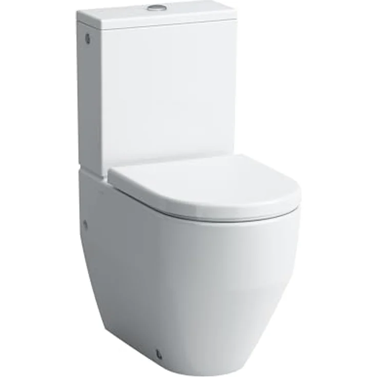 Laufen Pro Stand-WC, Tiefspüler für Aufsatz-Spülkasten, spülrandlos, Abgang senkrecht/waagerecht, 650x360x430mm, Farbe: Weiß – Bild 1