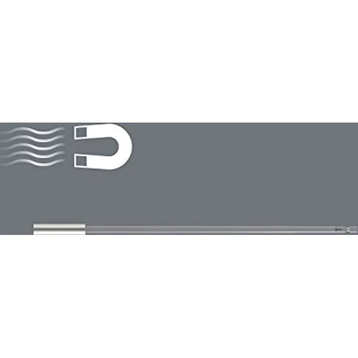 Wera 899/4/1 S, Universalhalter mit starkem Sprengring und Dauermagnet für 1/4" Bits, Edelstahlhülse – Bild 4