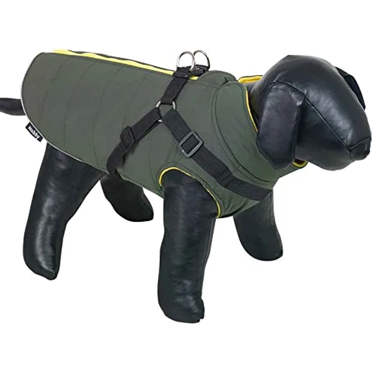 Nobby Hundemantel SOBAK 2 in 1, oliv-gelb, 48 cm, 1 Stück