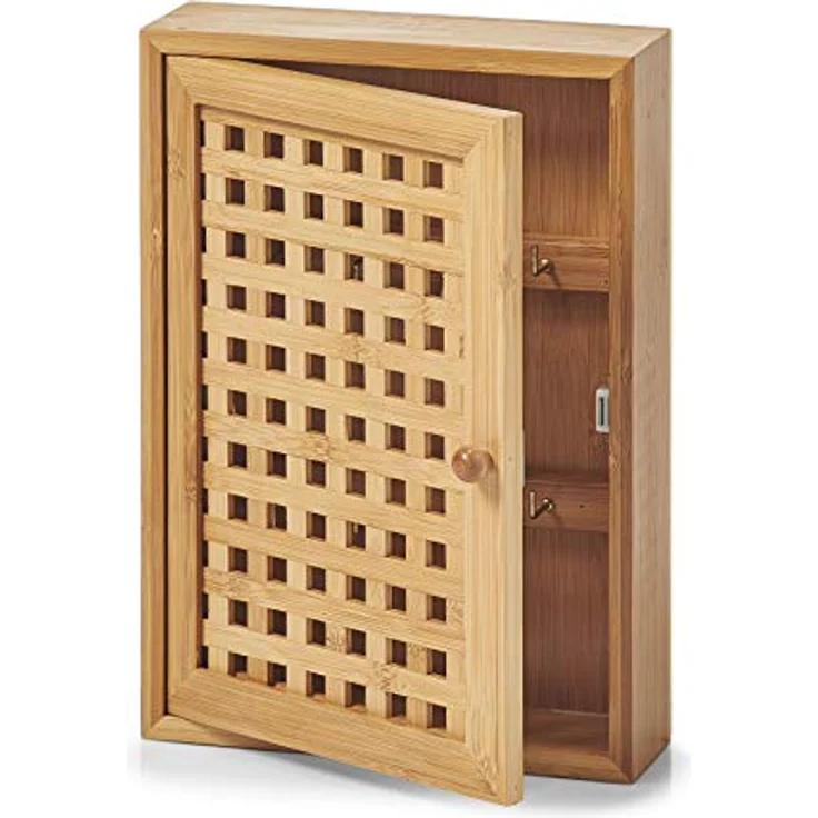 zeller PRESENT SCHÖNER LEBEN. PRAKTISCH WOHNEN. SCHLÜSSELKASTEN Schlüsselkasten Bamboo 13876 Bamboo 19x6x27 – Bild 3