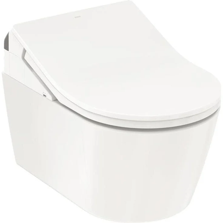 TOTO RP Wand-WC tief randlos für RX und RW Washlet weiß, Toilette + Bidet mit CeFiONtect und Tornado Flush