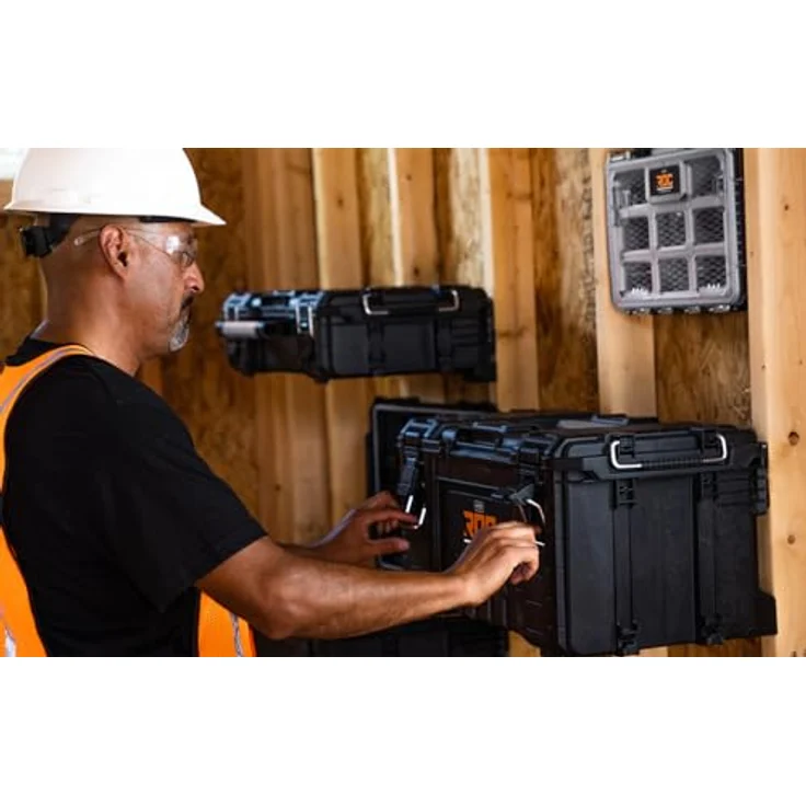 Keter ROC PRO GEAR 2.0, Werkzeugkoffer aus Aluminium, wasserdicht und mit ergonomischem Griff, 1 Teil – Bild 2