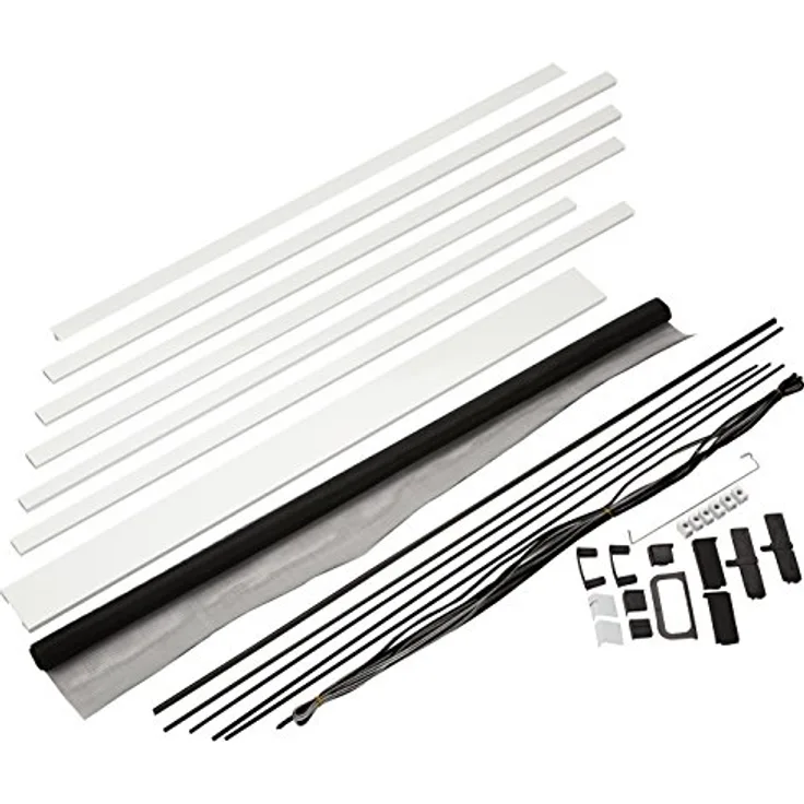 hecht international 101100101-VH MASTER SLIM+ Fliegengittertür, weiß, 100x210 cm