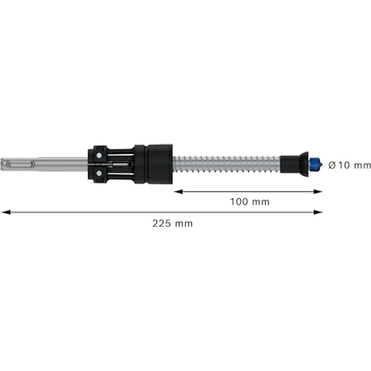Bosch 1x EXPERT SDS Clean plus-8X Hammerbohrer (Ø 10,00 mm) für Installationen, Professional Zubehör Bohrhammer – Bild 3
