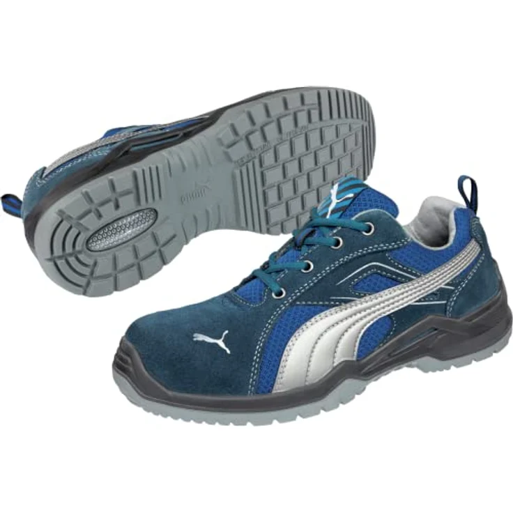 PUMA Safety Omni Blue Low SRC 643610-40 Sicherheitsschuh S1P Groeße: 40 Blau, Silber 1 Paar, 40 EU – Bild 3