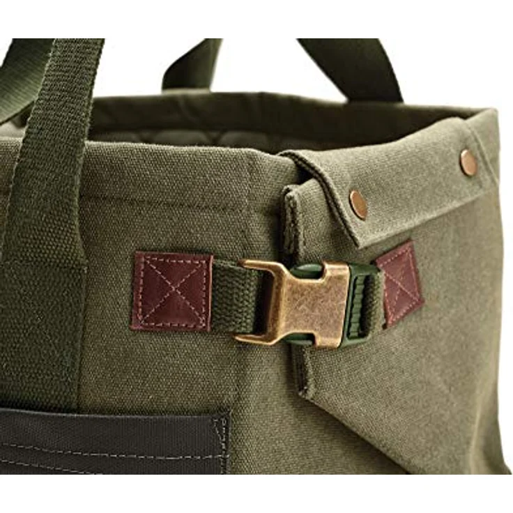 HUNTER Madison 2-in-1 Tragetasche & Decke für Hunde und Katzen, praktisch für unterwegs und auf Reisen Farbe Khaki, Größe one-Size – Bild 5