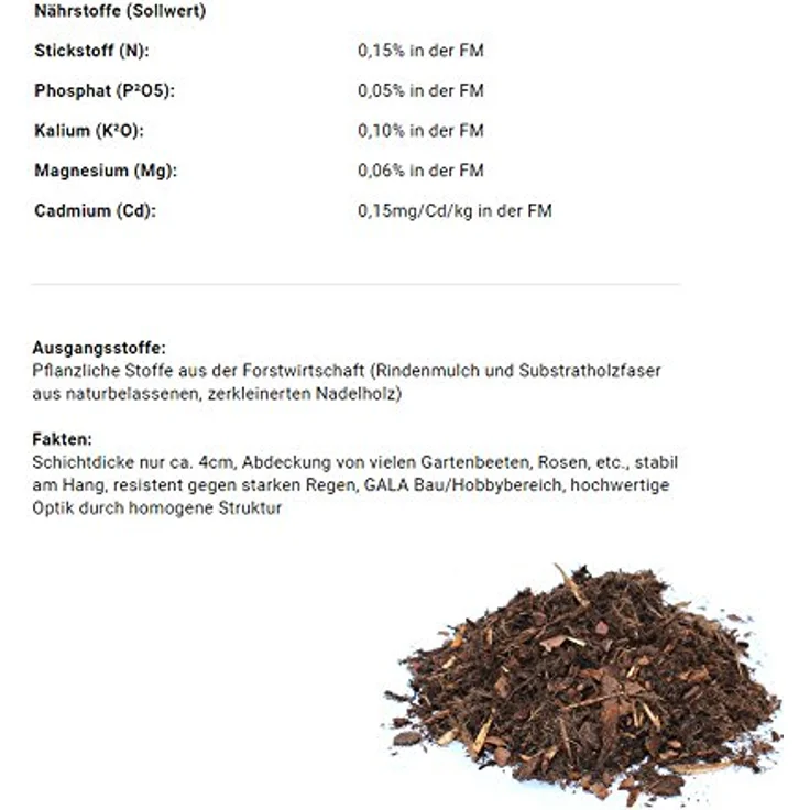 ProNatur Schutz- und Pflegemulch 70 Liter – Bild 3