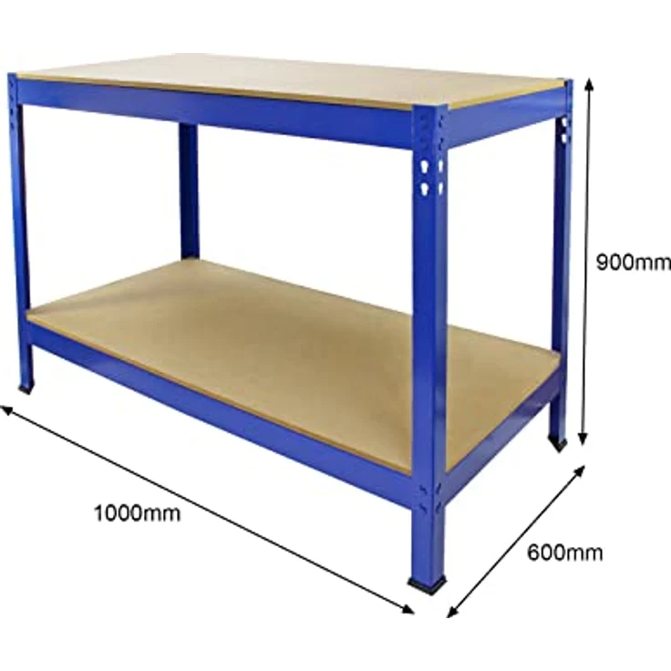 MonsterShop Q-Rax Werkbank 100 cm - Blau – Bild 9