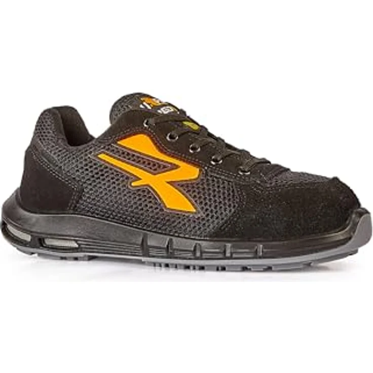U-POWER Sicherheitshalbschuh ATOS ESD PLUS S1P SRC, Veloursleder und Nylon, Größe 35 – Bild 2