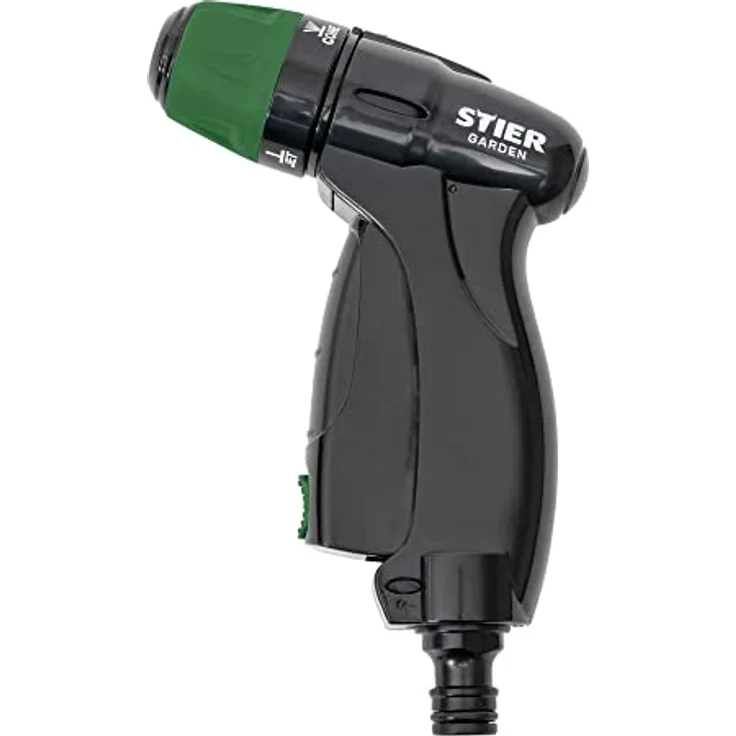 STIER verstellbare Gartenspritze Premium, rutschfest mit drei Sprühmuster und ergonomischem Griff – Bild 1
