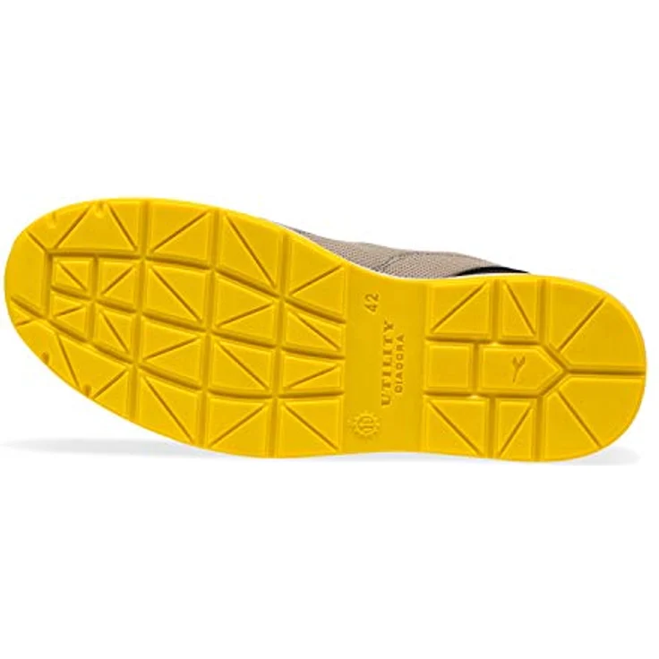 Diadora Run Airbox Low, S1P Sicherheitsschuhe aus perforiertem Wildspaltleder mit Aluminiumkappe, atmungsaktivem Nylonfutter und herausnehmbarer Einlegesohle, Größe 41 – Bild 3