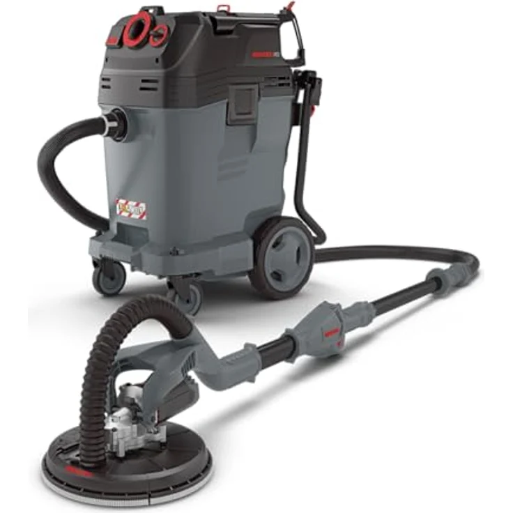 MENZER LHS 225 Langhalsschleifer + VCL 550 PRO Antistatic Sicherheitssauger, 710 W, max. 2100 U/min, inkl. Schleifscheiben-Set – Bild 1