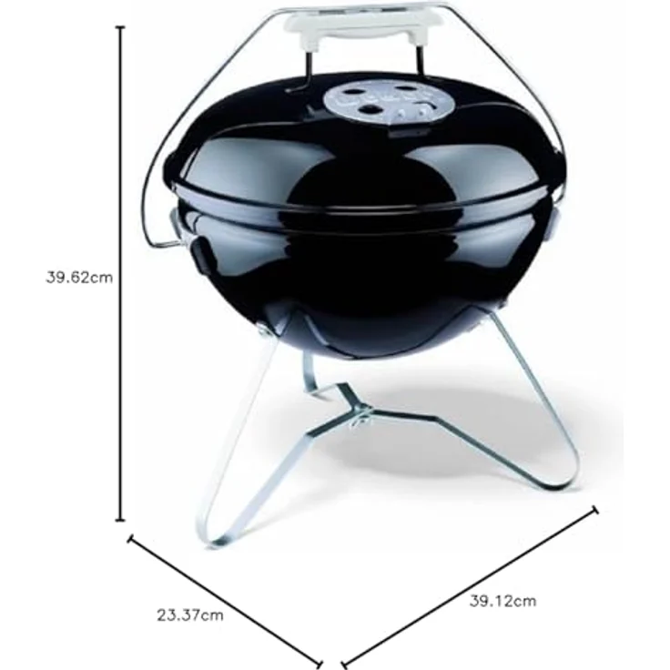 Weber Smokey Joe Gold Holzkohlegrill Kugelgrill, Grillfl„che 37 cm – Bild 6