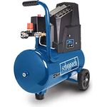Scheppach Druckluft Kompressor HC30ox | ölfrei & langlebig | 1100W Motorleistung | 24L Kessel mit max. 8 bar Druck | 200l Luftleistung | inkl. Fahrvorrichtung, Druckminderer & Schnellanschlusskupplung