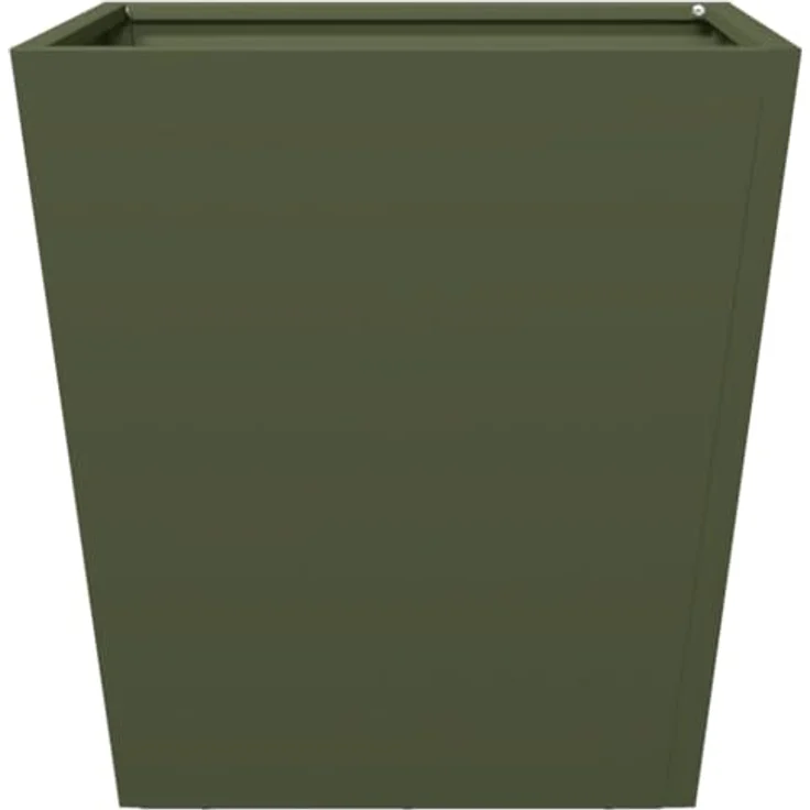vidaXL Pflanzkübel Olivgrün 40x40x40 Stahl, Stabiler Blumenkübel für den Garten mit viel Platz und Unkraut- und Schädlingsschutz – Bild 5