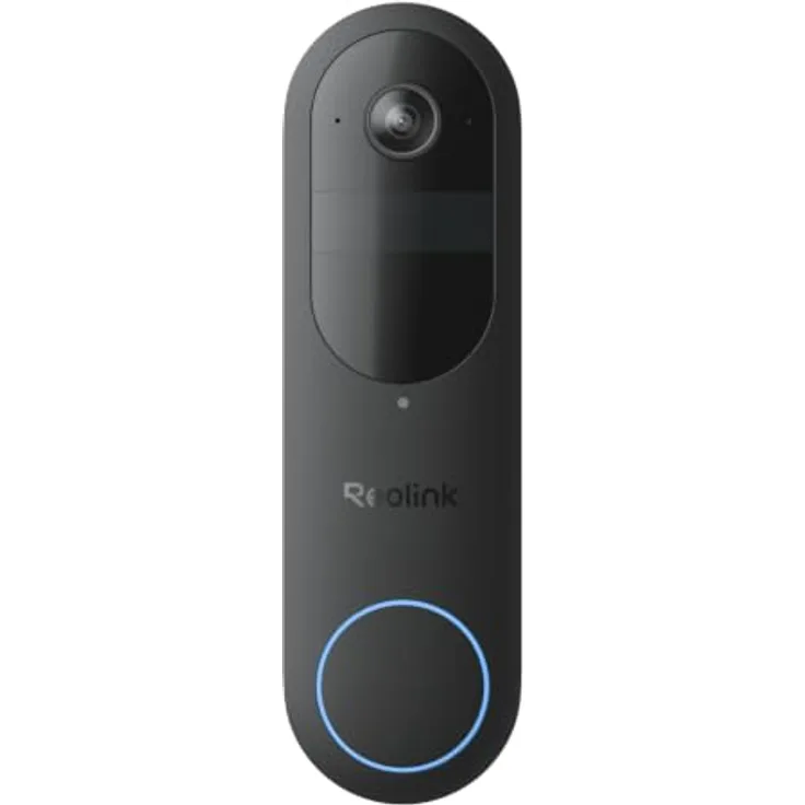 Reolink Akku Türklingel mit Kamera (2. Gen), 2K 4MP, HDR, 1:1 Ansicht, Wi-Fi, Smart-Home-kompatibel