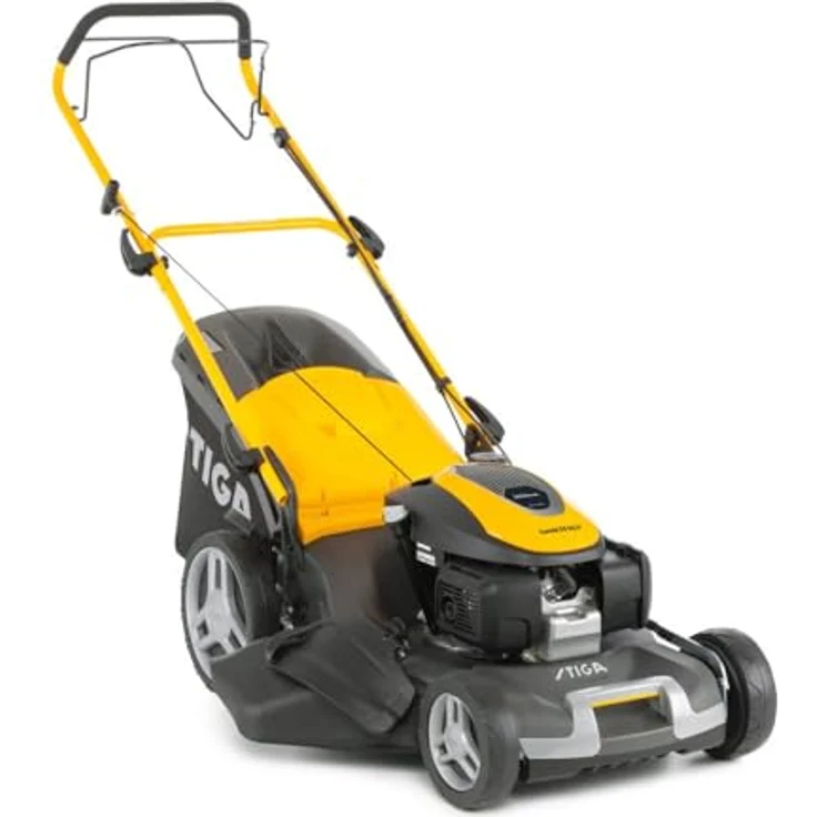 Stiga Combi 55 SQ H, Benzin-Rasenmäher mit Honda Viertaktmotor, 53 cm Schnittbreite, 2000 m² Rasenfläche, Heckantrieb, Mulchen standardmäßig – Bild 1