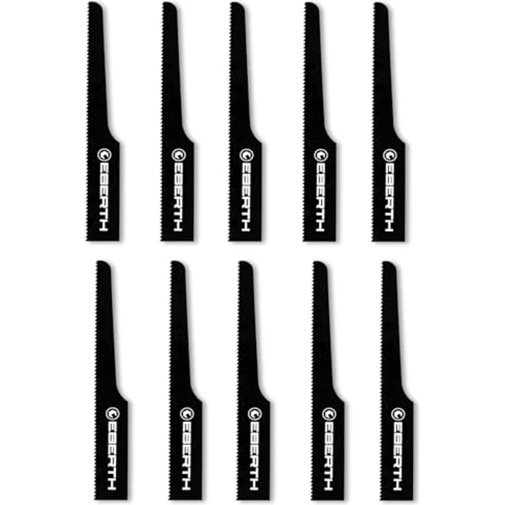 EBERTH 10x Stichsägeblatt T18, Ersatzteil für Karosseriesäge IW8-P38, 95 mm, 18 Zähne pro Zoll, für Stahl, Aluminium, Kunststoff – Bild 1
