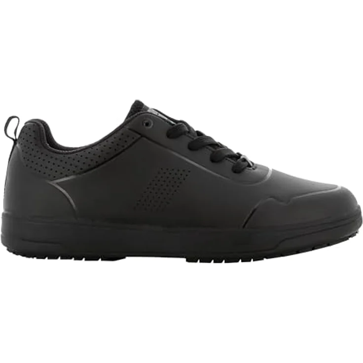 Safety Jogger Works Elis O2, leichter Berufsschuh mit atmungsaktivem Obermaterial und rutschfester Laufsohle, schwarz – Bild 1