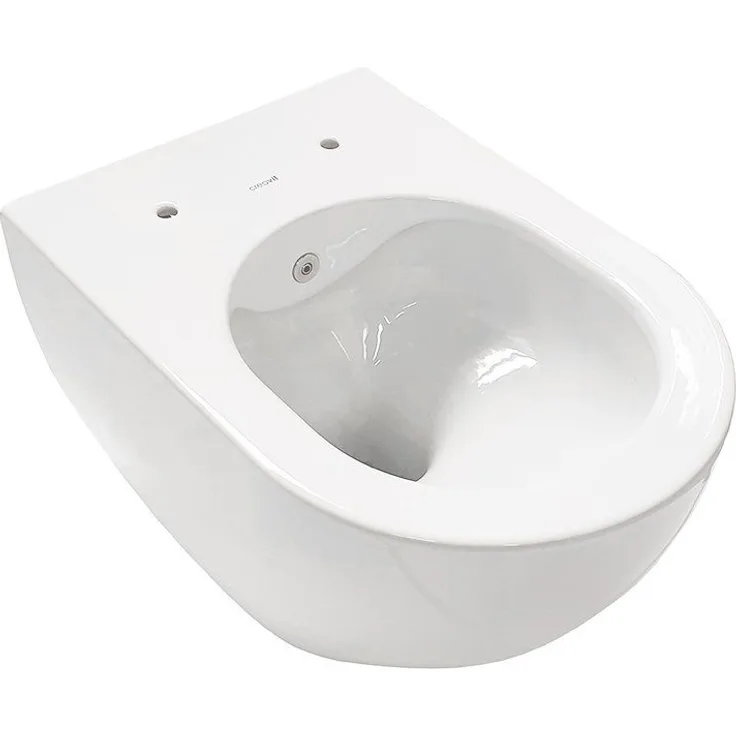 Creavit Tiefspül-WC FE322-00CB00E-0005, wandhängend, Abgang waagerecht, spülrandlos