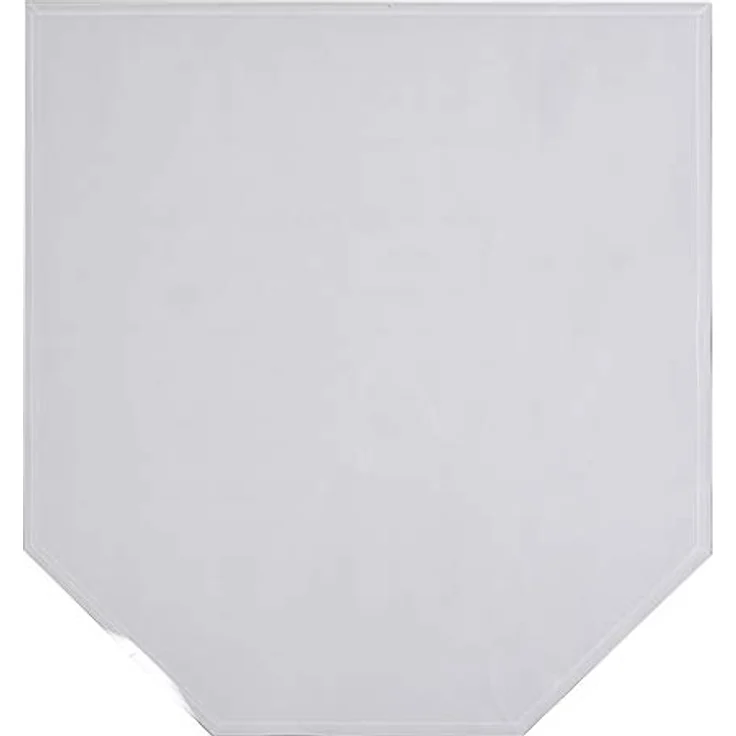 FIREFIX 1952/2 Glasbodenplatte, Sechseck-Bodenplatte aus 8 mm Sicherheitsglas ESG mit 20 mm Facettenschliff, Hitzeschutz für Ofen, 1.000 x 1.100 x 825 mm – Bild 2