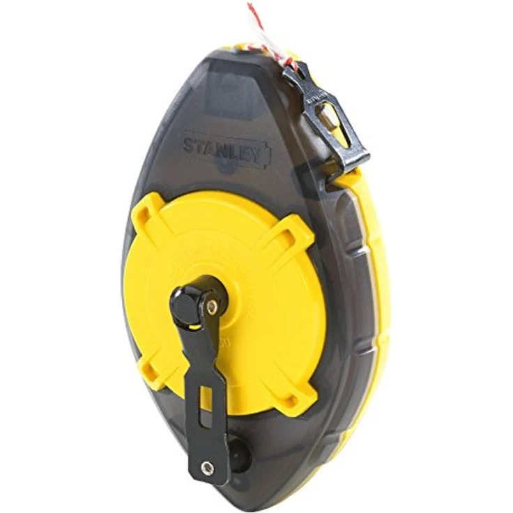 Stanley 0-47-460 Schlagschnur PowerWinder 30m, schnelles Aufwickeln 3,5:1, schlagfestes ABS Gehäuse, stabiler Stahlkurbelgriff – Bild 2