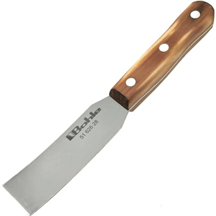 Bohle Kittmesser 5162628, mit Holzheft und gebogener 28 mm Klinge – Bild 1
