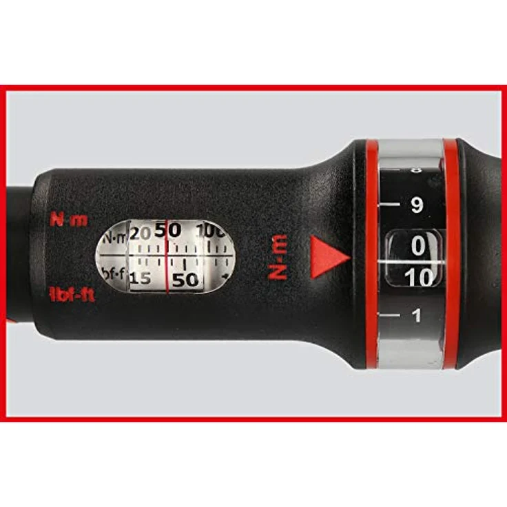 KS Tools Ratschen-Drehmomentschlüssel, 1/2" mit doppelter Skala (20 Nm - 200 Nm), präzise Auslösegenauigkeit – Bild 11