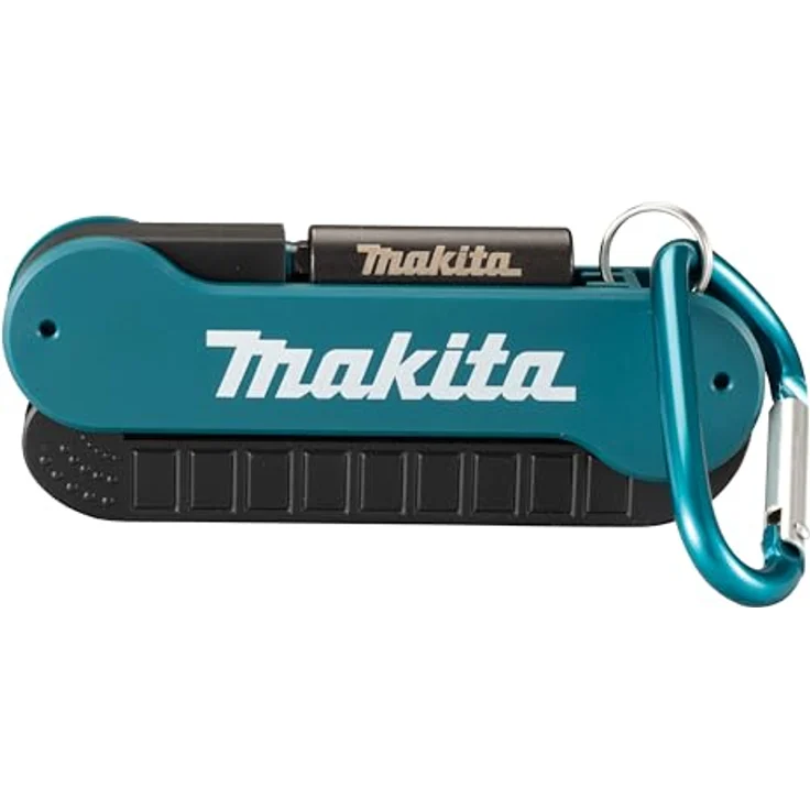 Makita Akku-Multifunktionswerkzeug 10 tlg. Impact Black Bitset, 10-teilig mit klappbarem Halter und Karabinerhaken – Bild 2