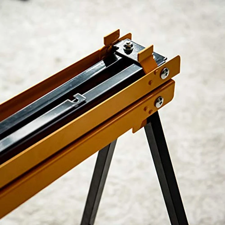 HOMCOM Sägebock Sägebock rutschfest, faltbares Design, Belastbar bis zu 125 kg, EVA Oberfläche, schwarz – Bild 10