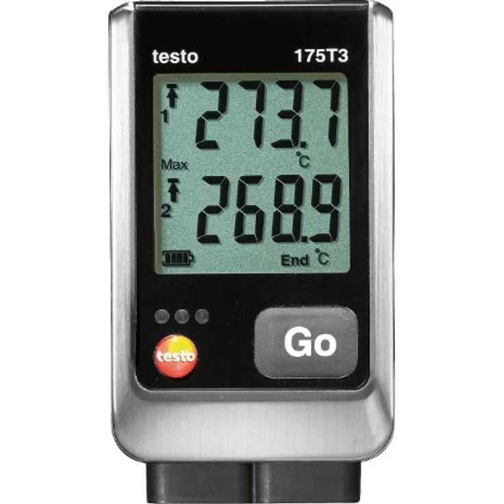 Testo 175 T3 Temperatur-Datenlogger Messgröße Temperatur -50 bis +1000°C