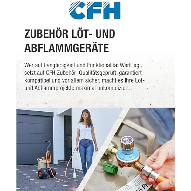 CFH Propanregler , mit Manometer, 1-4 bar stufenlos regelbar – Bild 7