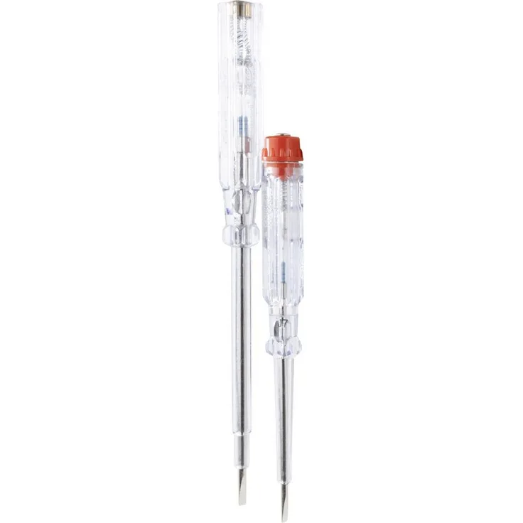 REV Spannungsprüfer-Set transp 2St Spannungsprüfer 120 - 250 V/AC, EINFACH, SOLIDE, FUNKTIONELL, SICHER - REV Spannungsprüfer 120 - 250 V/AC