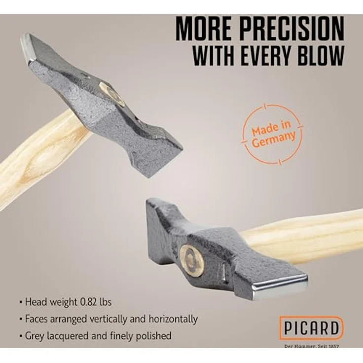 Picard Kreuzschweifhammer Nr. 175 1/2 375 Gramm Eschenstiel ( 0017591-0375 ) - Preisvergleich – Bild 3