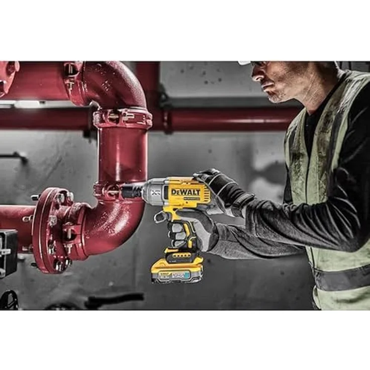 Dewalt DCF900H2T-QW, 1/2' XR 18V Drehschlagschrauber mit 5Ah Li-Ion Akku, 1396 Nm Drehmoment, Sicherungsring – Bild 4
