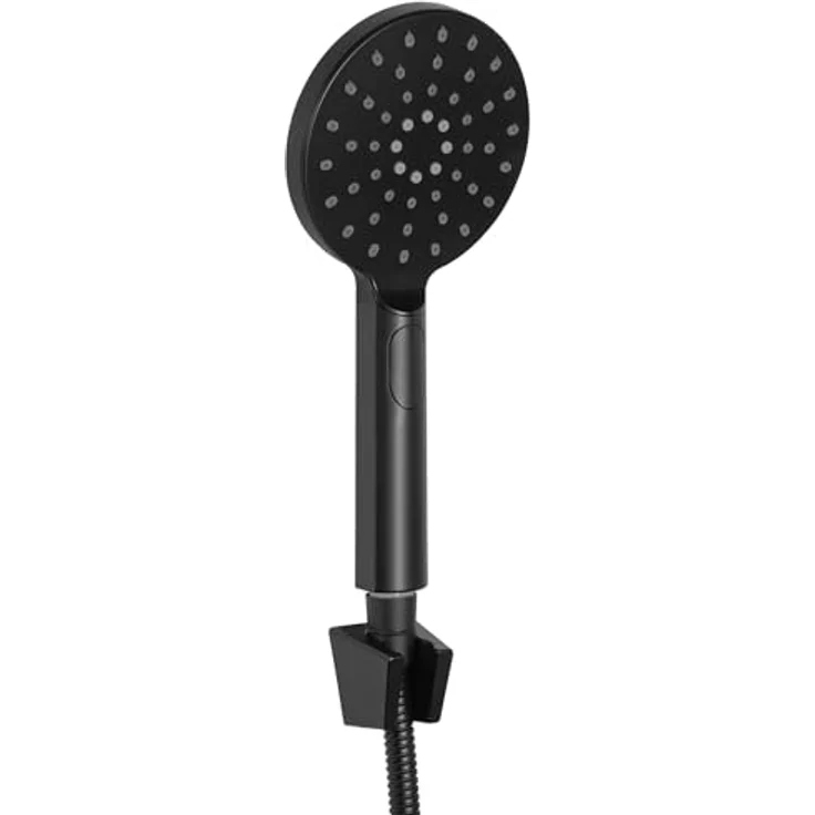 wohnwerk.idee Wannenarmatur Badewannenarmatur Gold Matt Gebürstet, Einhebelmischer mit integrierter Handbrause und flexiblen Schlauch – Bild 4