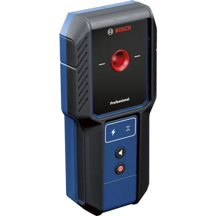 Bosch Professional GMS 100-23, Leitungsortungsgerät mit IP54 Schutz, Markierungsloch für Metall und stromführende Kabel