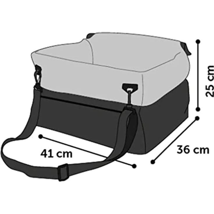 Flamingo 518129 Autositz Ula 41x36x25 cm – Bild 4