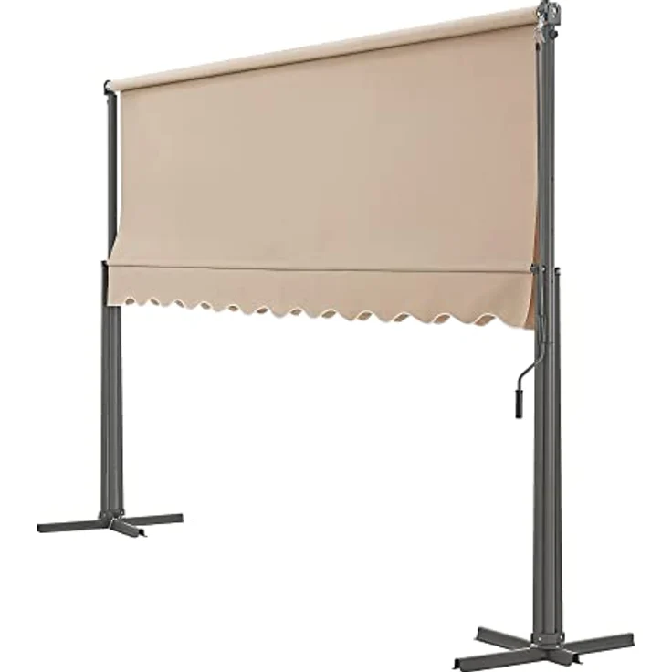 Standmarkise Selenizza freistehend 400x300x260cm Sandfarben (pro.tec) – Bild 4
