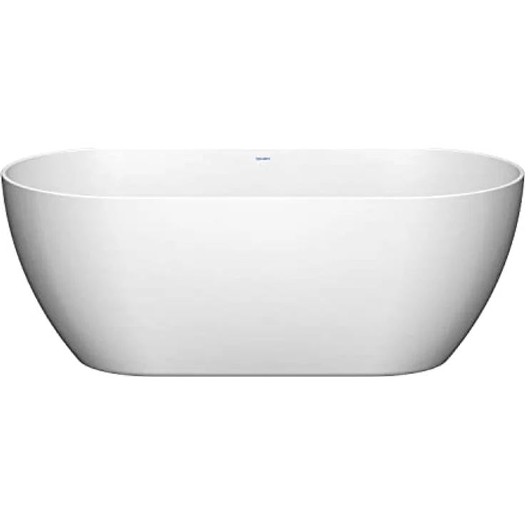 Duravit DuraMuna, oval freistehende Acrylbadewanne, 160 cm, Weiß Matt, individuell wählbare Größe – Bild 6