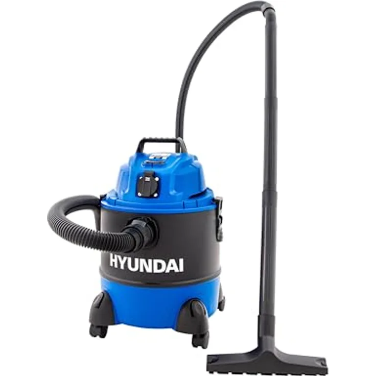 Hyundai Nass- / Trockensauger VCWD1220E, 1250 W, 20l, Sauger mit Blasfunktion, Ausgangssteckdose, Master-Slave-Funktion (Staubsauger, Waschsauger, Industriestaubsauger)